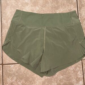 Athleta Olive Athletic Performance Shorts